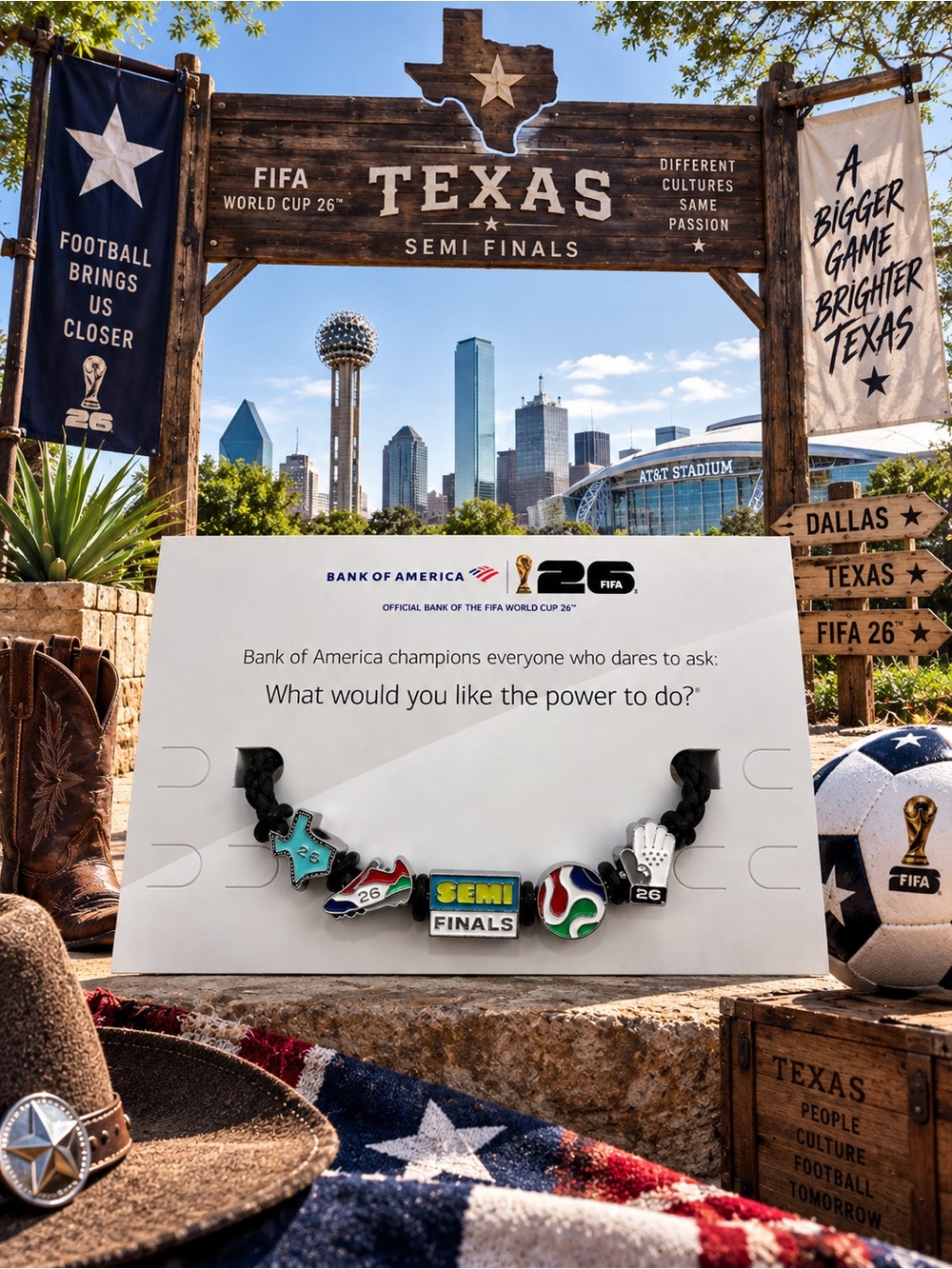 Rare Texas Bank of America FIFA 2026 Semi finals